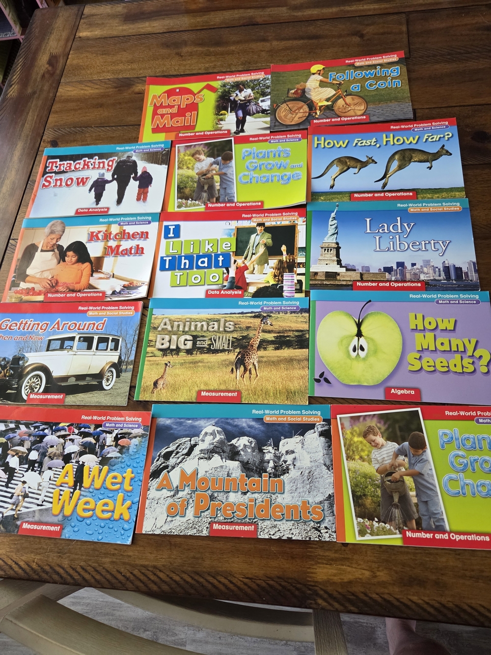 Set 14 Real World Problem Solving Math Social Studies Science Grades 1/2 Books